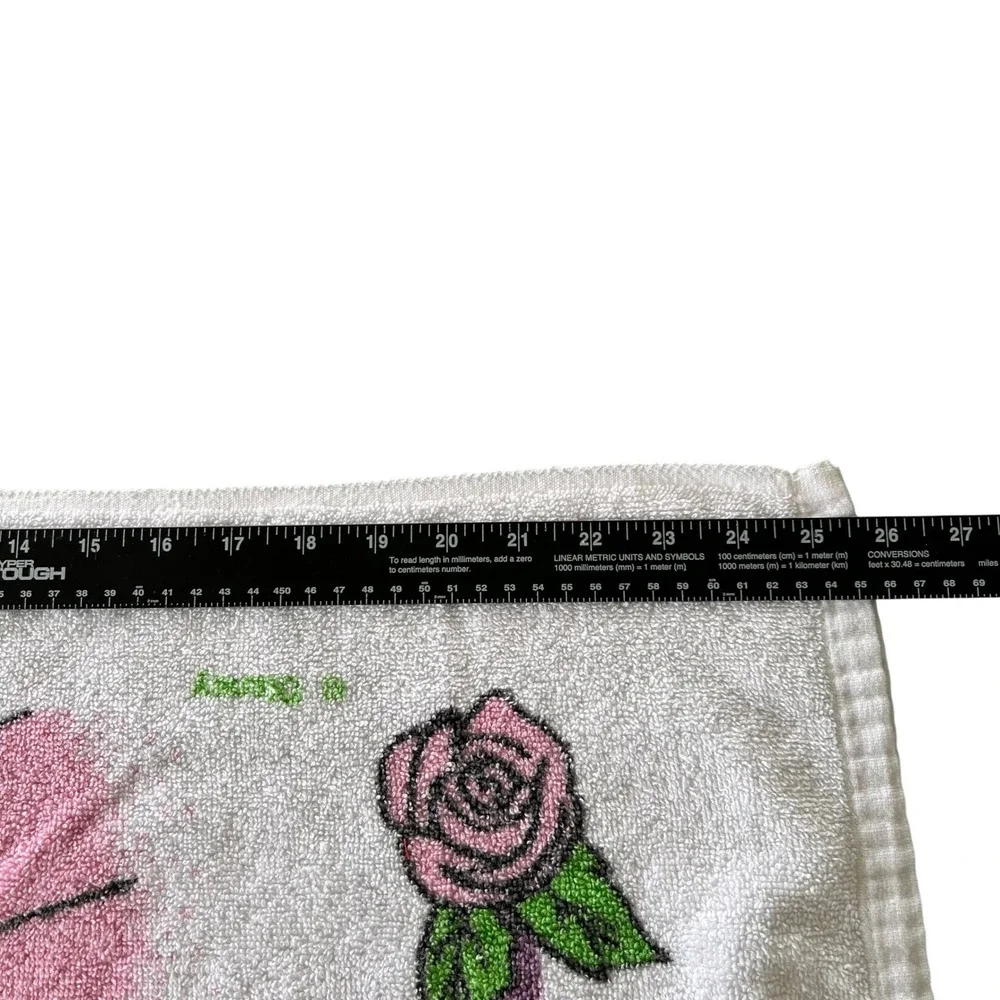 VTG 90s Disney Beauty and the Beast Princess Belle Beach Towel Kid core RARE